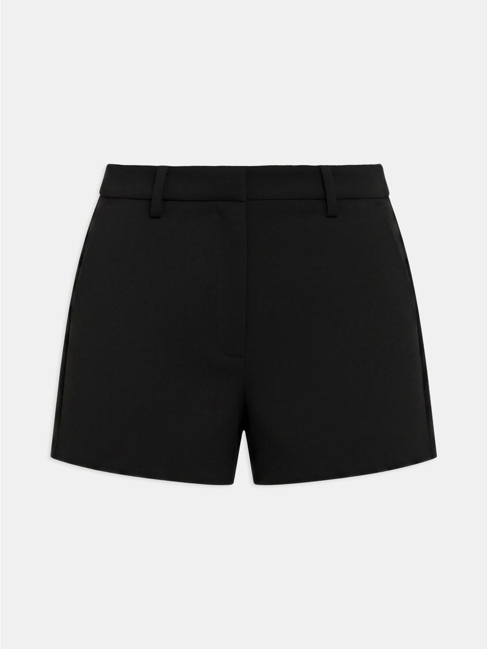 Women's Black Tailored Bermuda Shorts